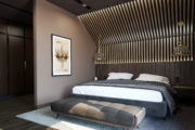 Дизайн интерьера спальни в стиле Стимпанк