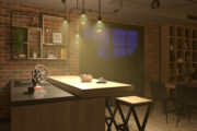 LOFT: Барна стійка вночі