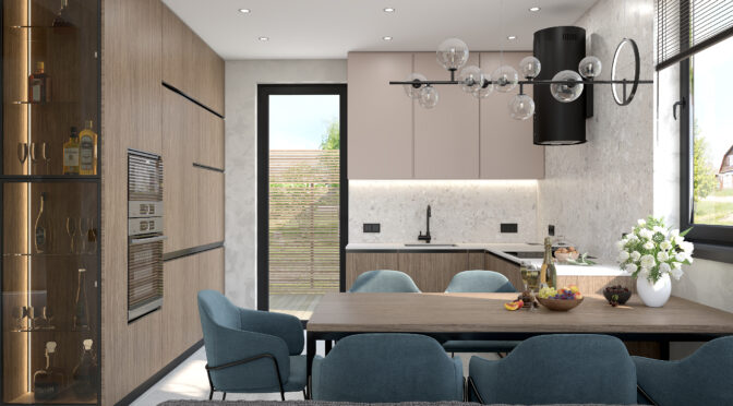 Дизайн кухні. Дім в Ірпіні.